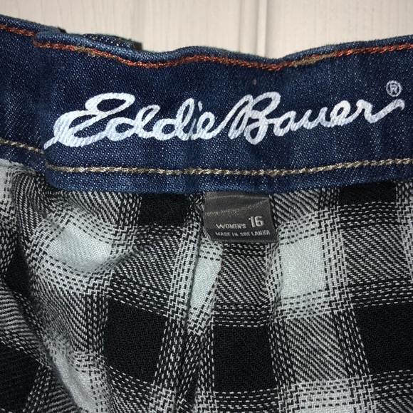 Eddie Bauer woman’s flannel lined jeans - Picture 4 of 10